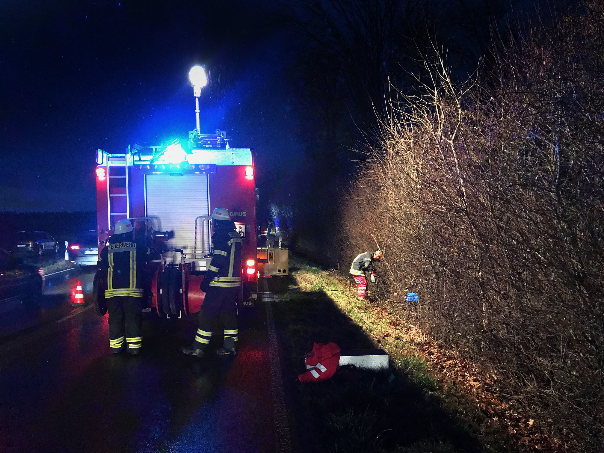 Mehr über den Artikel erfahren H 1 VU – Auto im Gestrüpp