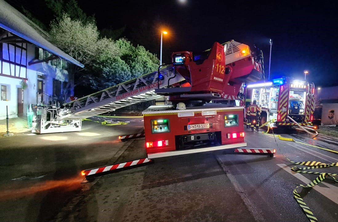 Mehr über den Artikel erfahren F 2 – Drehleiter nach Oberteuringen