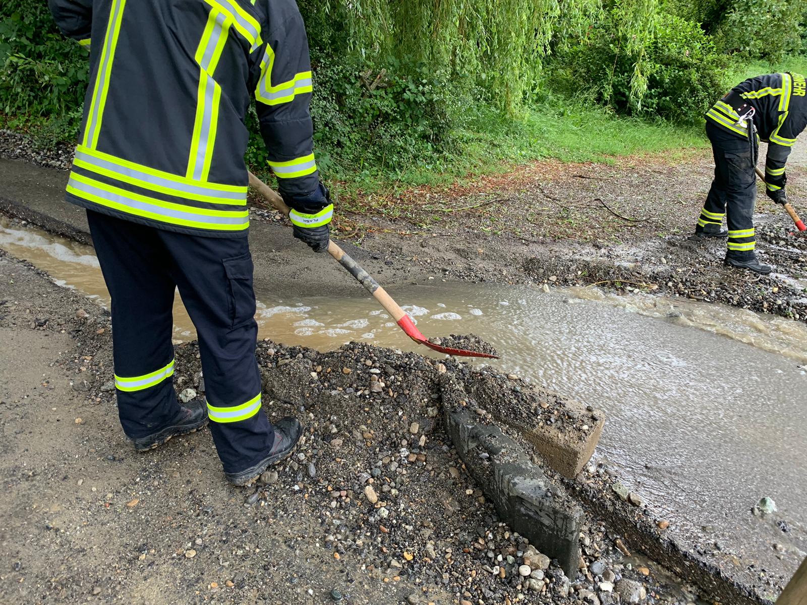 Mehr über den Artikel erfahren H 1 (Unwetter) – 7 Einsätze nach Unwetter