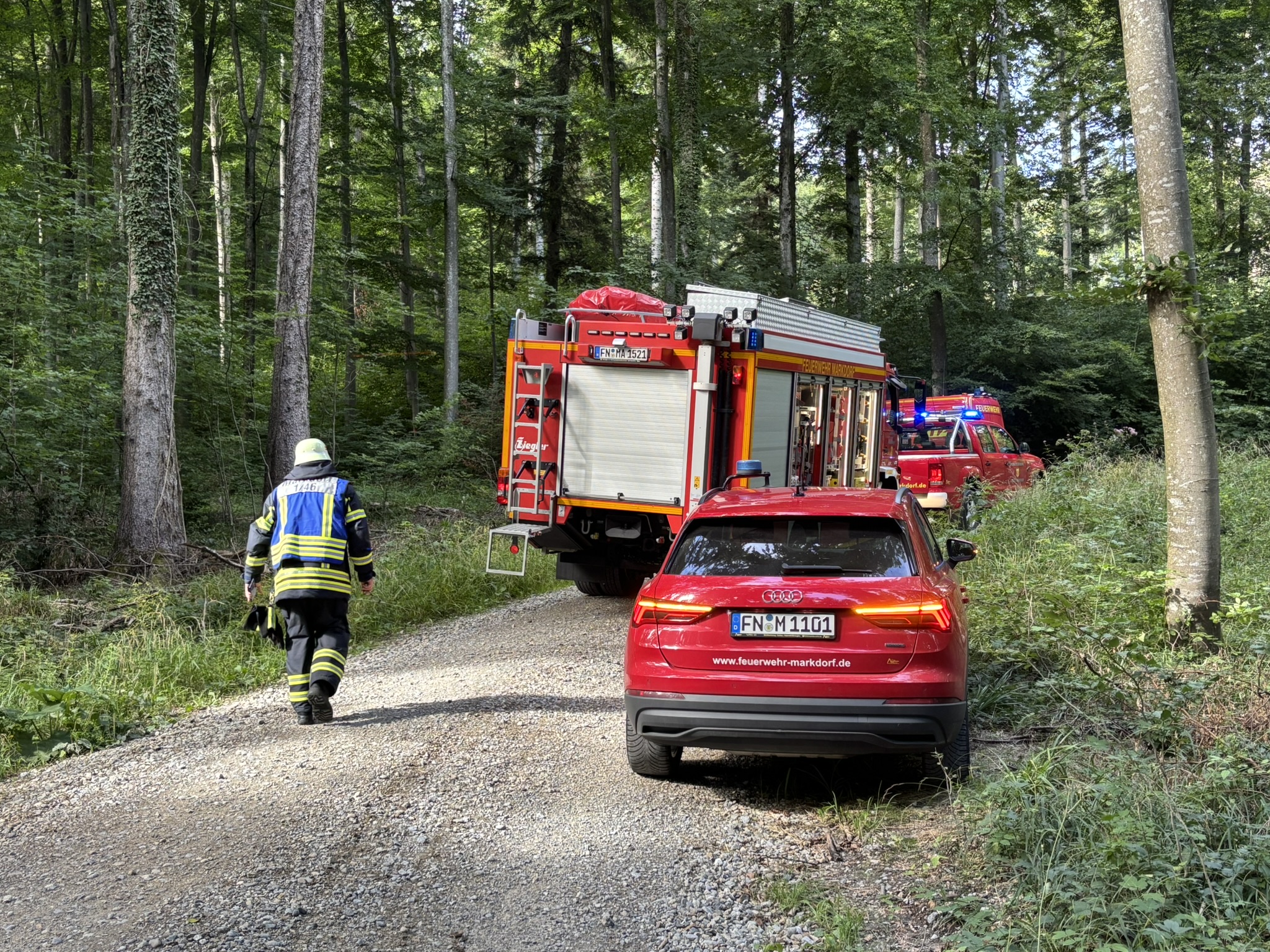 Mehr über den Artikel erfahren H 3 Y – Mountainbikeunfall im Wald am Gehrenberg
