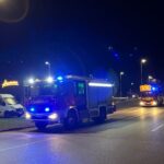 B BRAND-, GEFAHRENMELDEANLAGE – Handdruckmelder betätigt